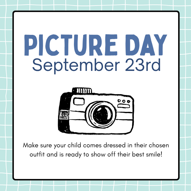 picture of camera with text to wear your picture outfit and smile
